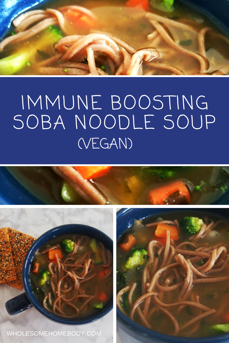 Immune Boosting Soba Noodle Soup